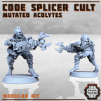 Image of the set of Code Splicer Cult - x5 Acolytes - by Seaside Crow