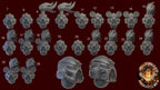 Image of the set of Sensual Sadists - 5x Helmets - by Seaside Crow