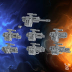 Image of the set of Millenium Wars - 2x Ancient Era Heavy Guns - by Seaside Crow