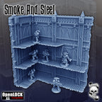 Image of the set of Smoke & Steel - Ruins (WTC Standard, x40 Pieces) - by Seaside Crow