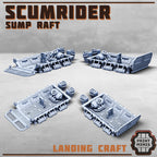 Image of the set of Stack City - Scumrider Sump Raft - by Seaside Crow