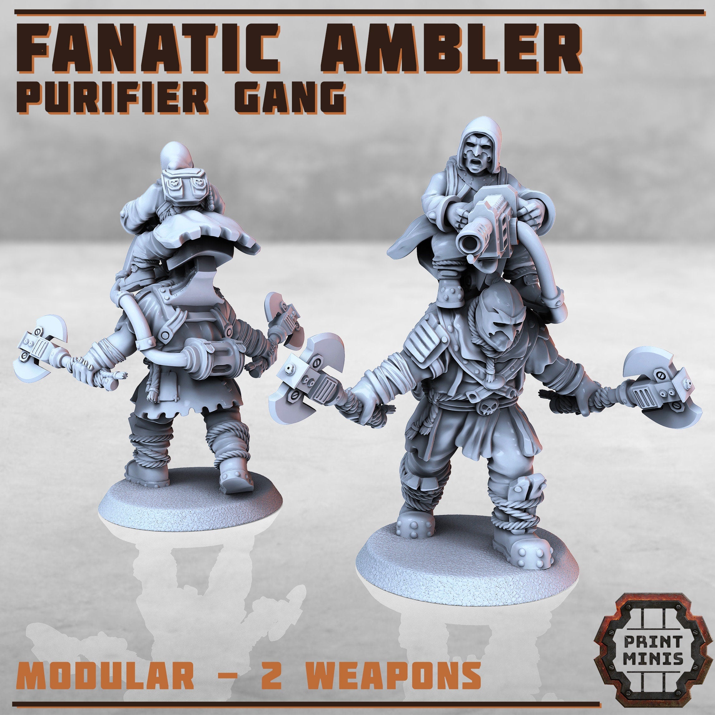 Image of the set of Purifiers - Fanatic Ambler - by Seaside Crow