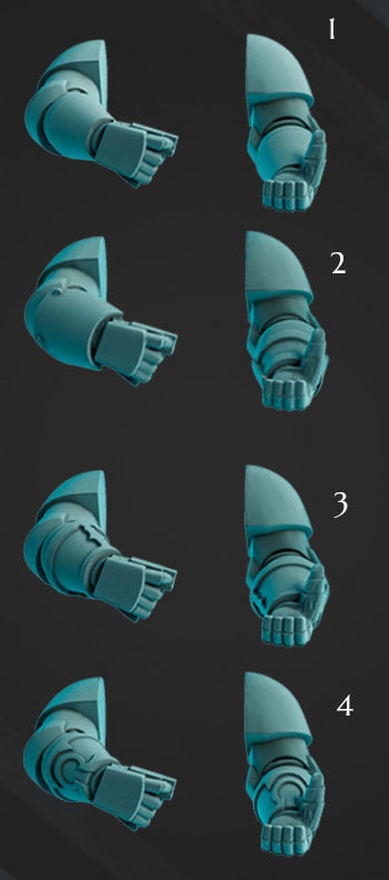 Scylla Legion - 5x Pairs of Scylla Arms (Guns)