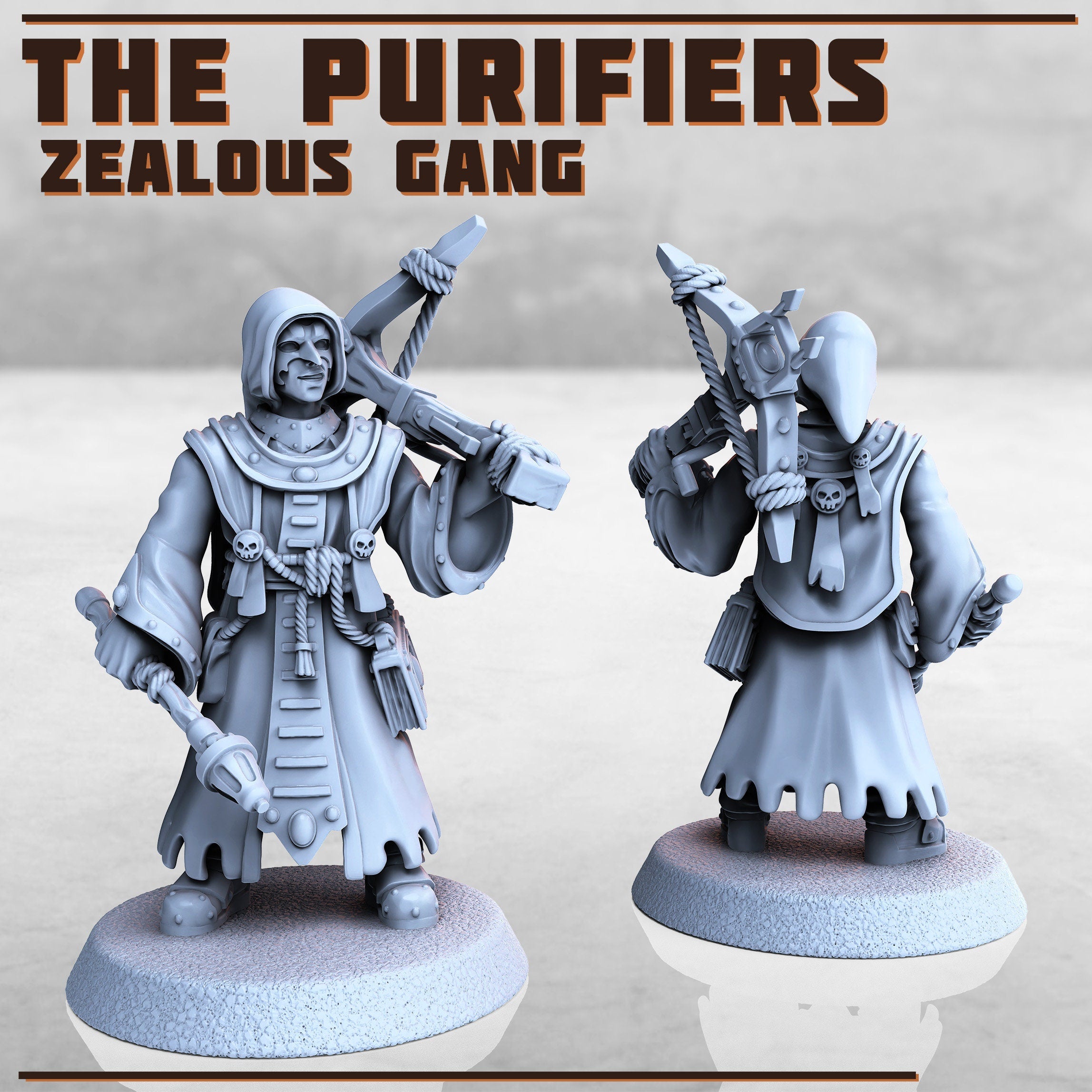Image of the set of Purifiers  - x8 Gangers - by Seaside Crow