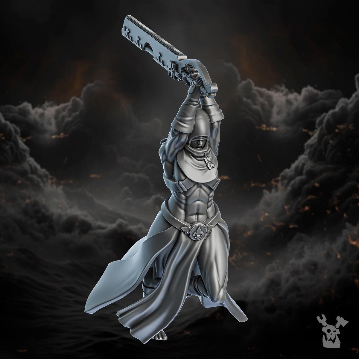 Image of the set of Battle Sisters - 5x Redeemer Sisters - by Seaside Crow