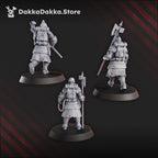 Image of the set of Pilgrims - Torquemada's Inquisition - 3x Conquistador Vanguard - by Seaside Crow