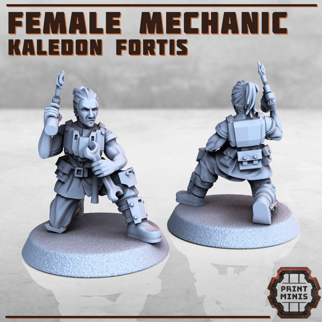 Kaledon Fortis - 1x Mechanic (Female)