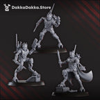 Image of the set of Machine Cult - 5x Persecutor Contrakeens (Pre-Assembled) - by Seaside Crow