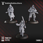 Image of the set of Torquemada's Inquisition - 3x Conquistador Heavy Support - by Seaside Crow