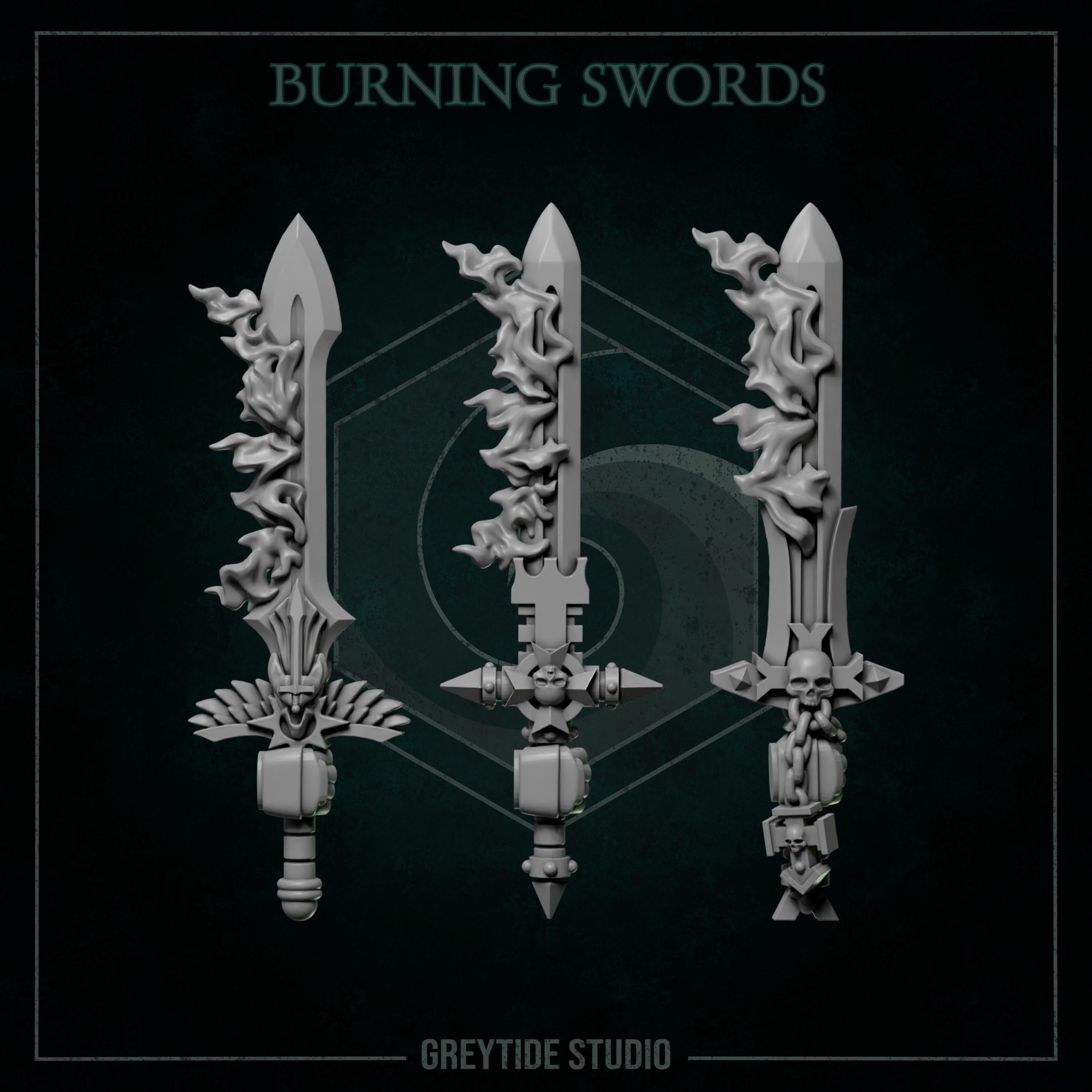 Eternal Pilgrims - 3x Burning Swords