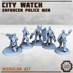 Image of the set of Stack City - 9x City Watch Troopers - by Seaside Crow