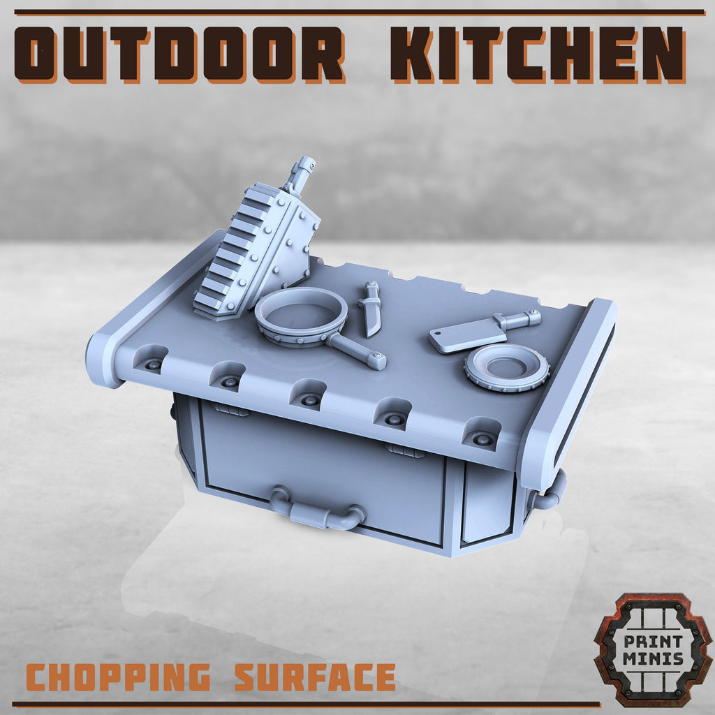Image of the set of Stack City - Outdoor Kitchen - by Seaside Crow