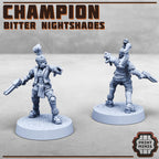 Image of the set of Bitter Nightshades - Champions - by Seaside Crow