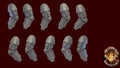 Image of the set of Heresy Bits - 5x Pairs (10x total) Mk3 Arms (One-Handed Weapons) - by Seaside Crow