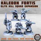 Image of the set of Kaledon Fortis - 5x Elite Team Stormtroopers Expansion - by Seaside Crow