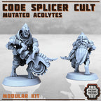 Image of the set of Code Splicer Cult - x5 Acolytes - by Seaside Crow