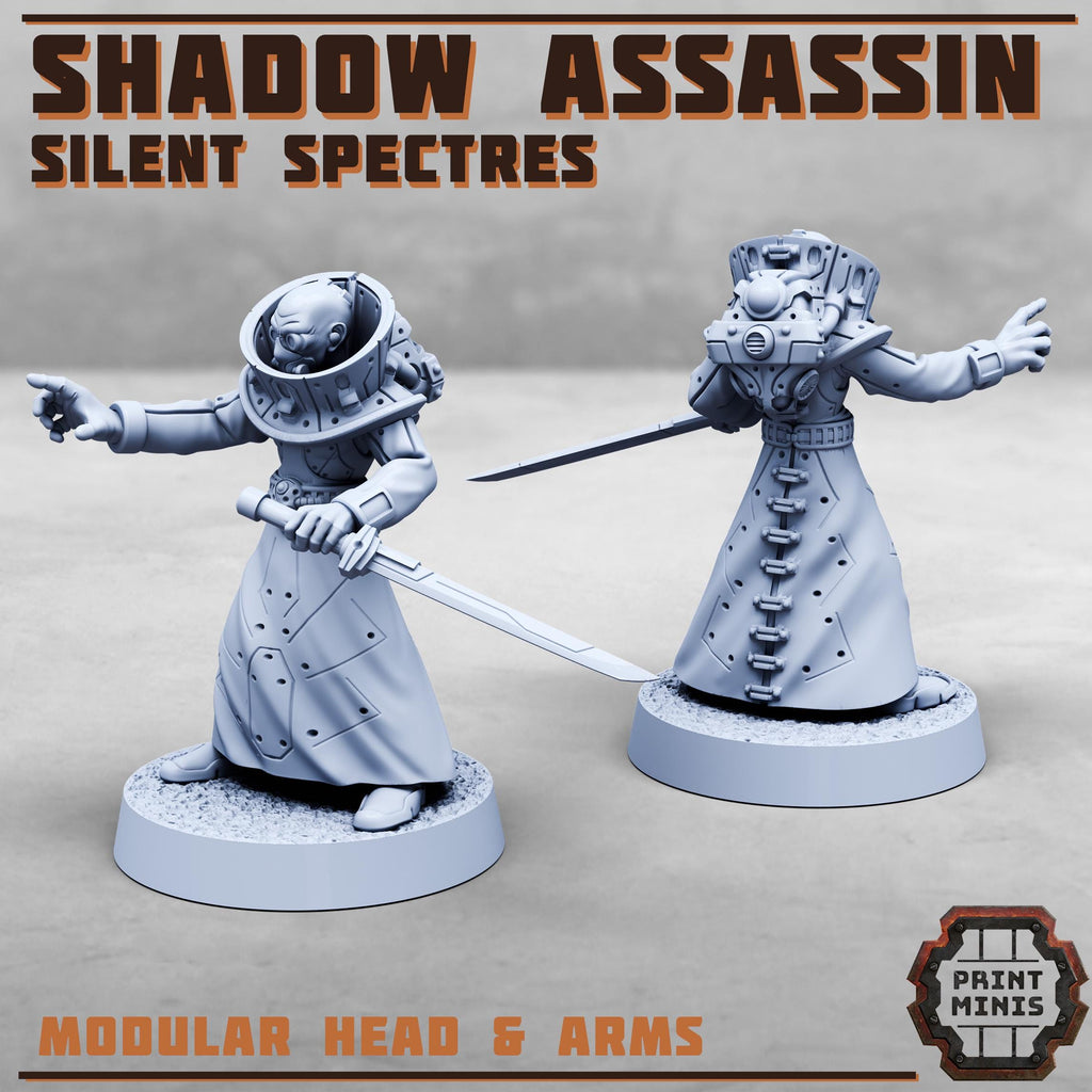 Image of the set of Silent Spectres - Shadow Assassin - by Seaside Crow
