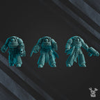 Image of the set of Scylla Legion - 5x Scylla Destroyer Arms - by Seaside Crow