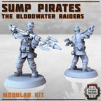 Image of the set of Sump Pirates - 9x Sump Gangers - by Seaside Crow