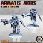 Image of the set of Armatis Marines  - x6 Scouts - by Seaside Crow