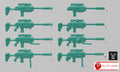 Scylla Legion - 5x Scylla Sniper Rifles