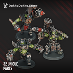 Image of the set of Head Crackaz Mob - by Seaside Crow