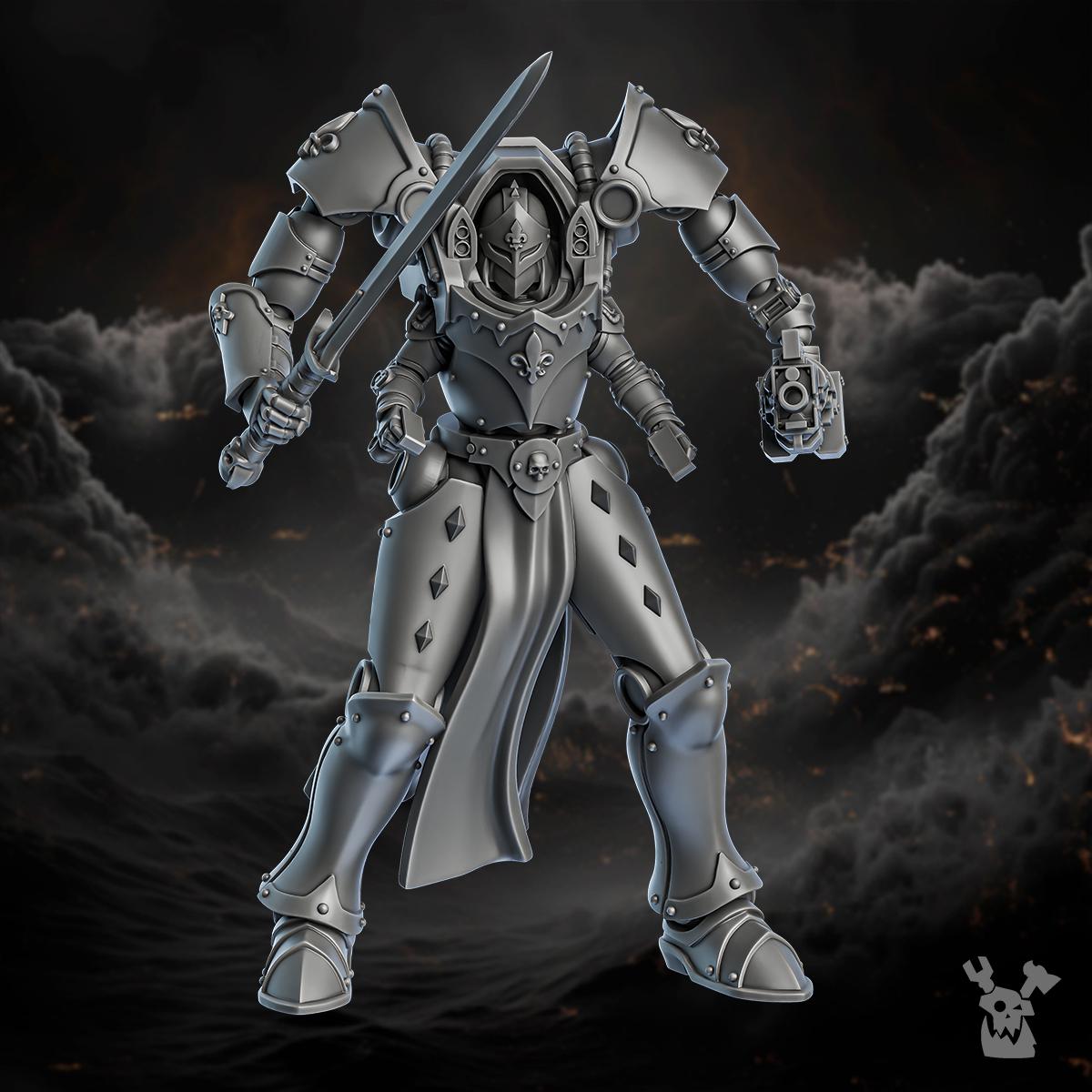 Image of the set of Battle Sisters - 3x Repentant Exo-Suits - by Seaside Crow