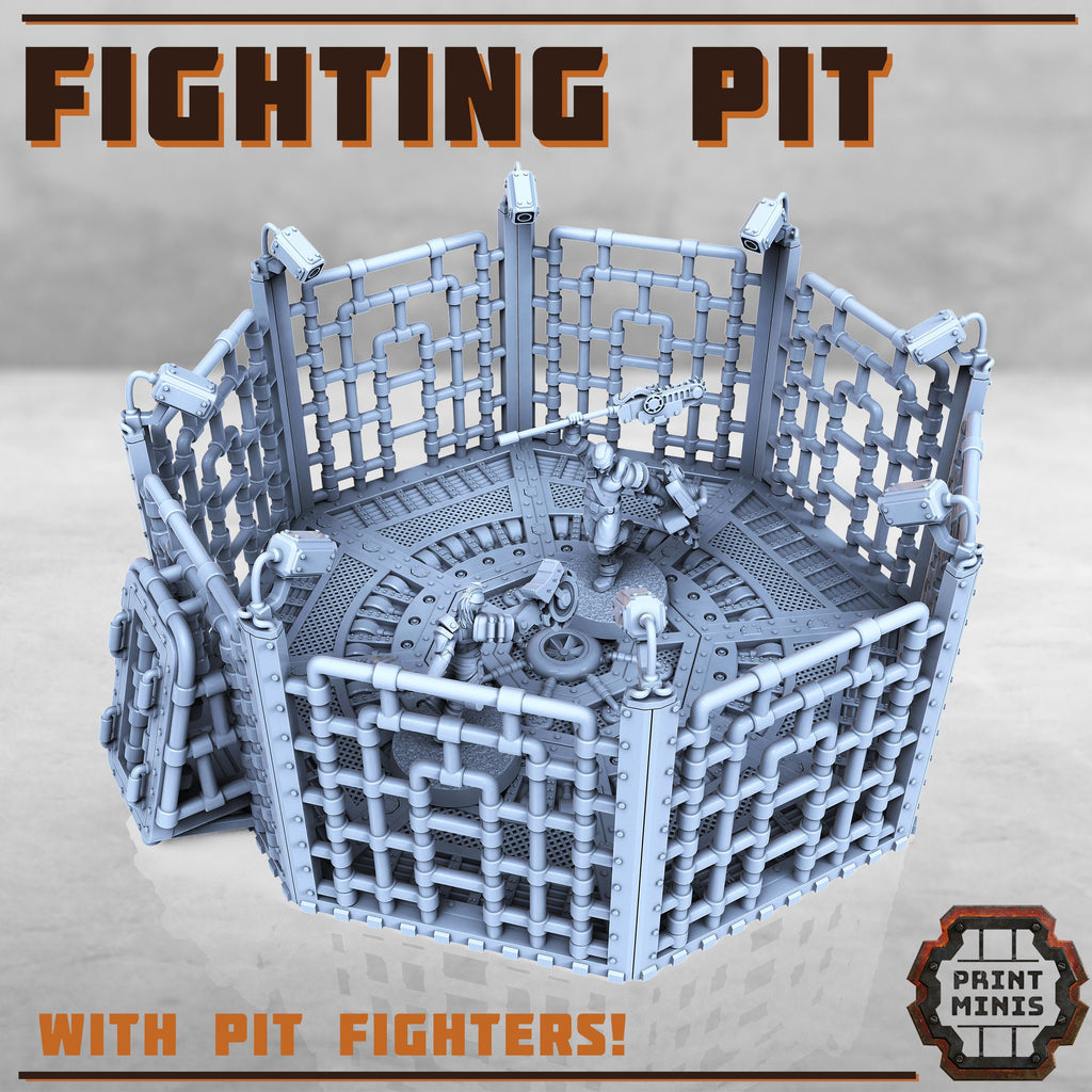 Image of the set of Stack City - Fighting Pit - by Seaside Crow