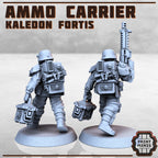 Image of the set of Kaledon Fortis - 2x Ammo Carriers - by Seaside Crow