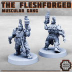 Image of the set of Fleshforged Gang - x12 Gangers - by Seaside Crow