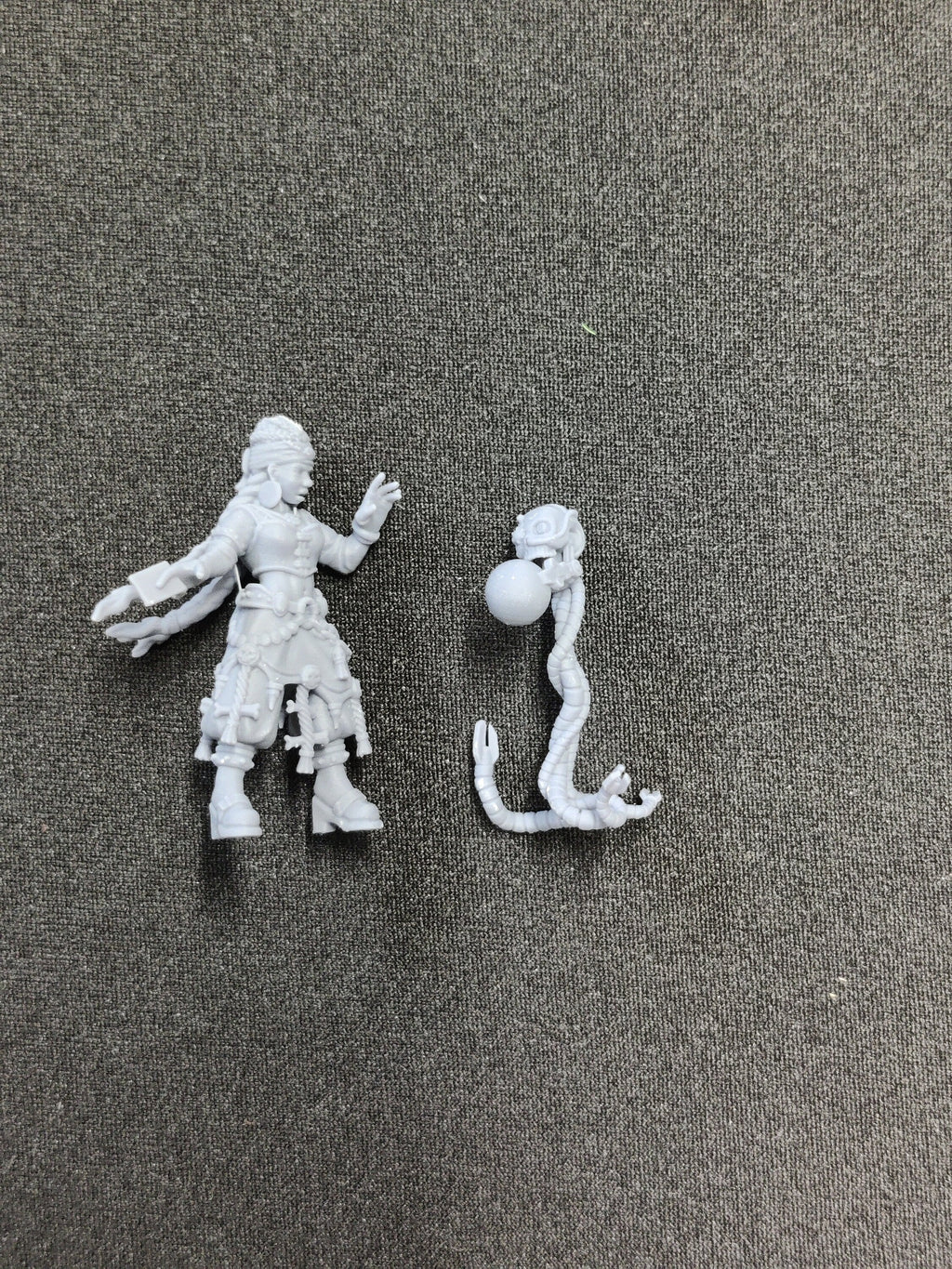 Image of the set of Bitter Nightshades - Fortune Teller Seer (+Scryer Skull) - by Seaside Crow