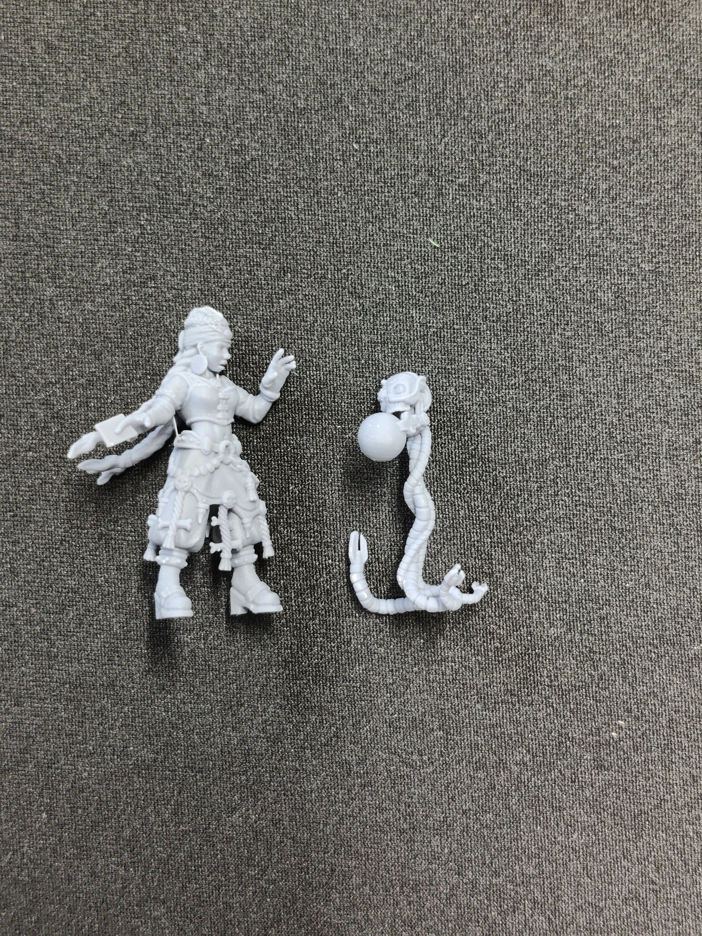 Image of the set of Bitter Nightshades - Fortune Teller Seer (+Scryer Skull) - by Seaside Crow