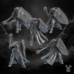 Image of the set of Battle Sisters - 5x Sisters of Redemption (Pre-Assembled) - by Seaside Crow