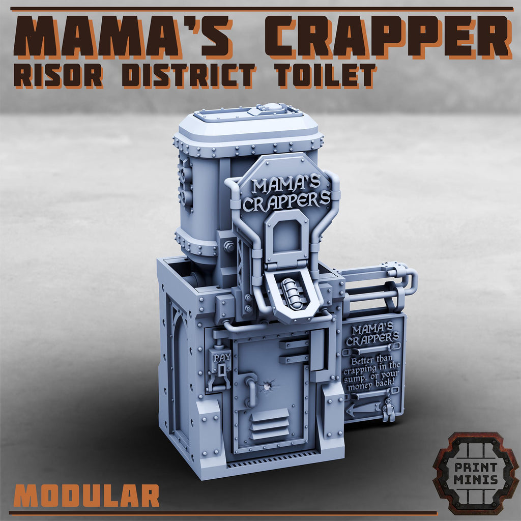 Image of the set of Risor District - Mama's Crapper Toilet - by Seaside Crow