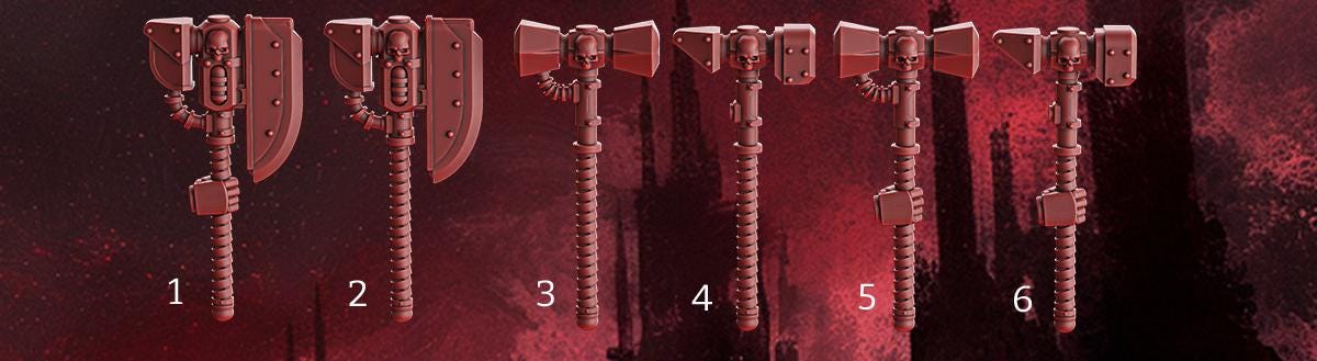 Crimson Wings - 5x Destroyer Melee Weapons
