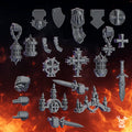 Image of the set of Aeternum Crusaders - Decor Set (x22!) - by Seaside Crow