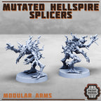 Image of the set of Stack City - x4 Mutated Hellspire Splicers - by Seaside Crow
