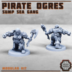 Image of the set of Stack City - x5 Sump Pirate Ogres - by Seaside Crow