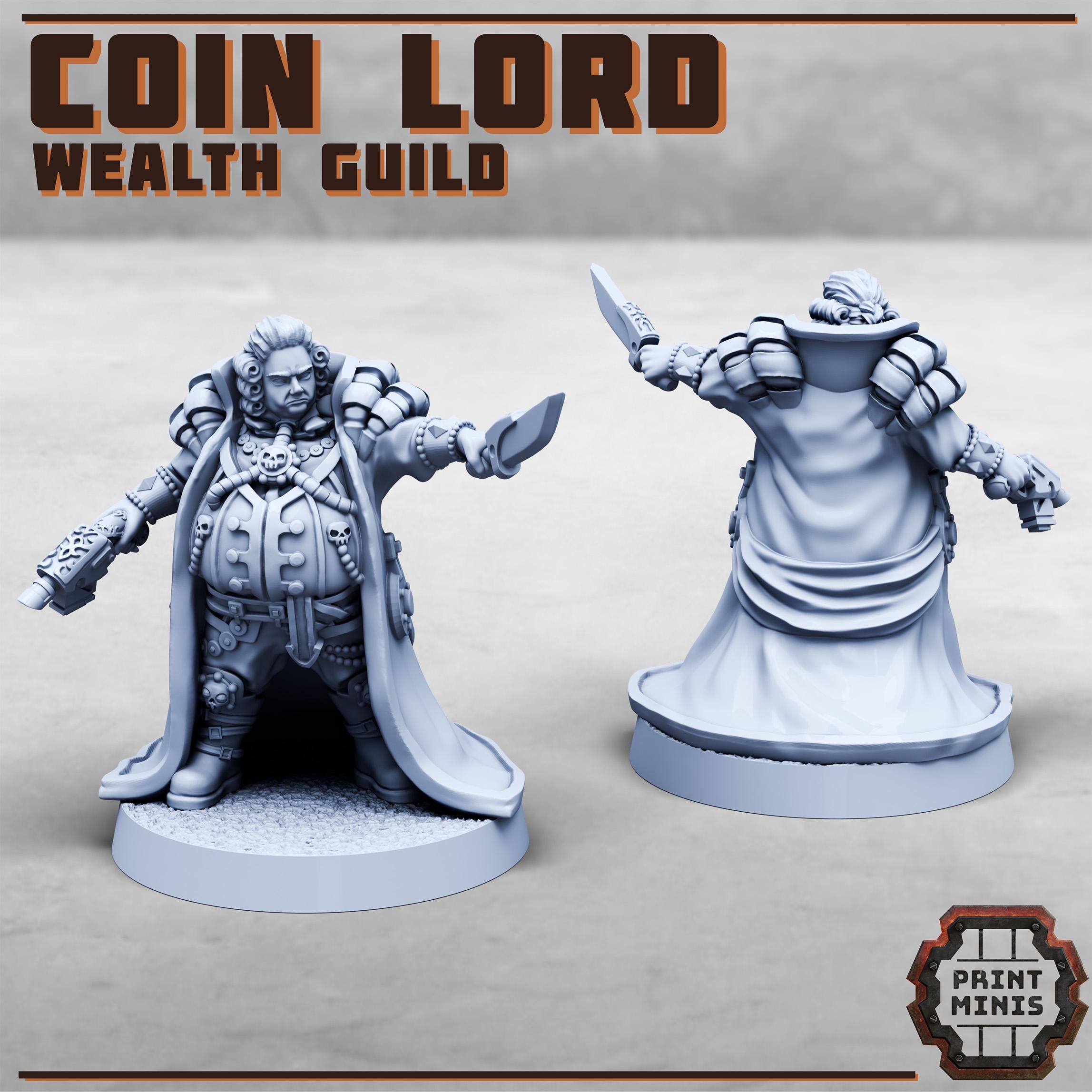 Image of the set of Wealth Guild - Coin Lord - by Seaside Crow