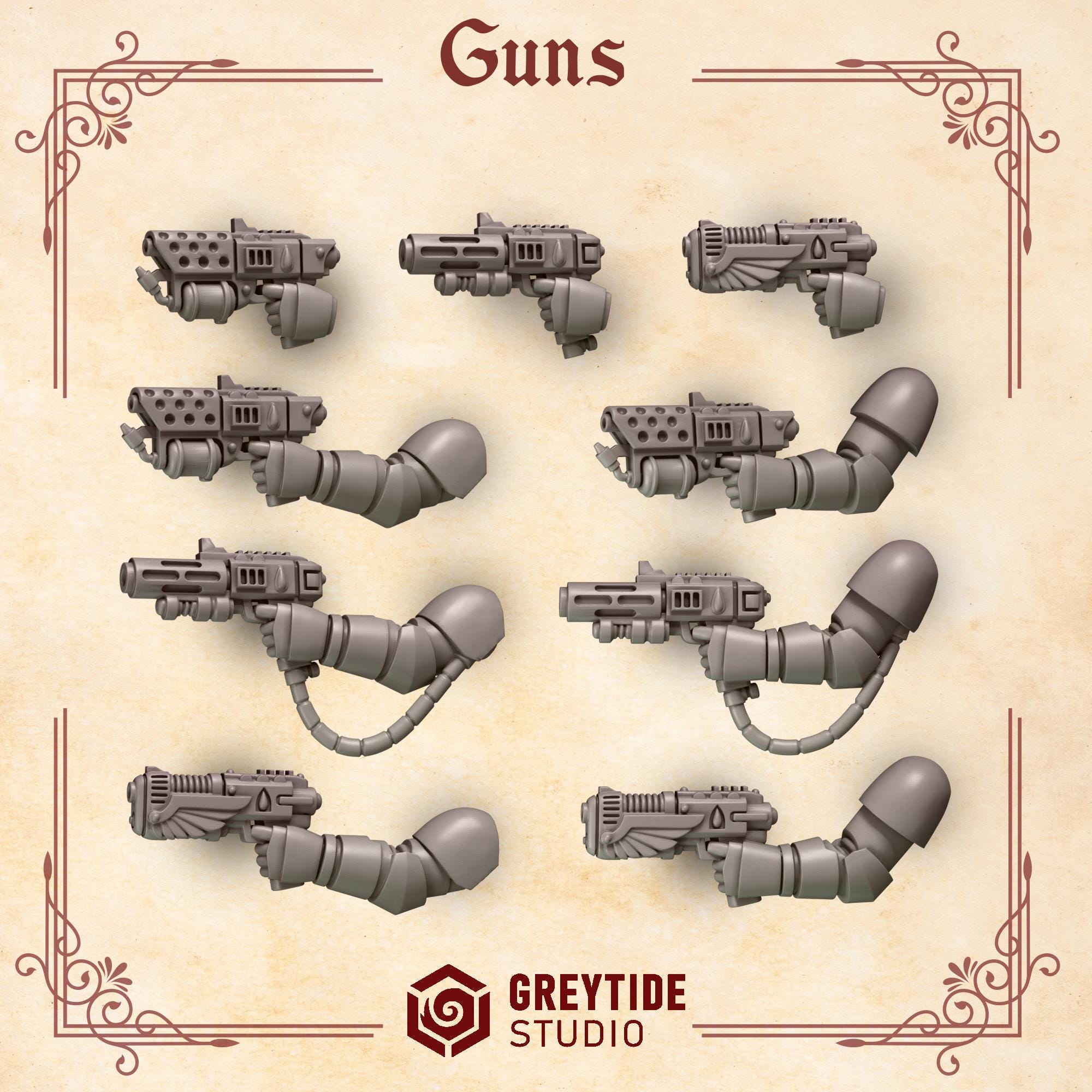 Crimson Lords - Gun Set