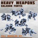 Image of the set of Kaledon Fortis - 1x Heavy Weapons Team - by Seaside Crow