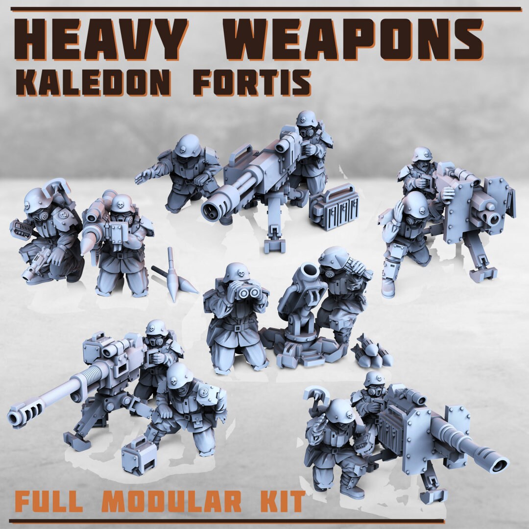 Kaledon Fortis - 1x Heavy Weapons Team