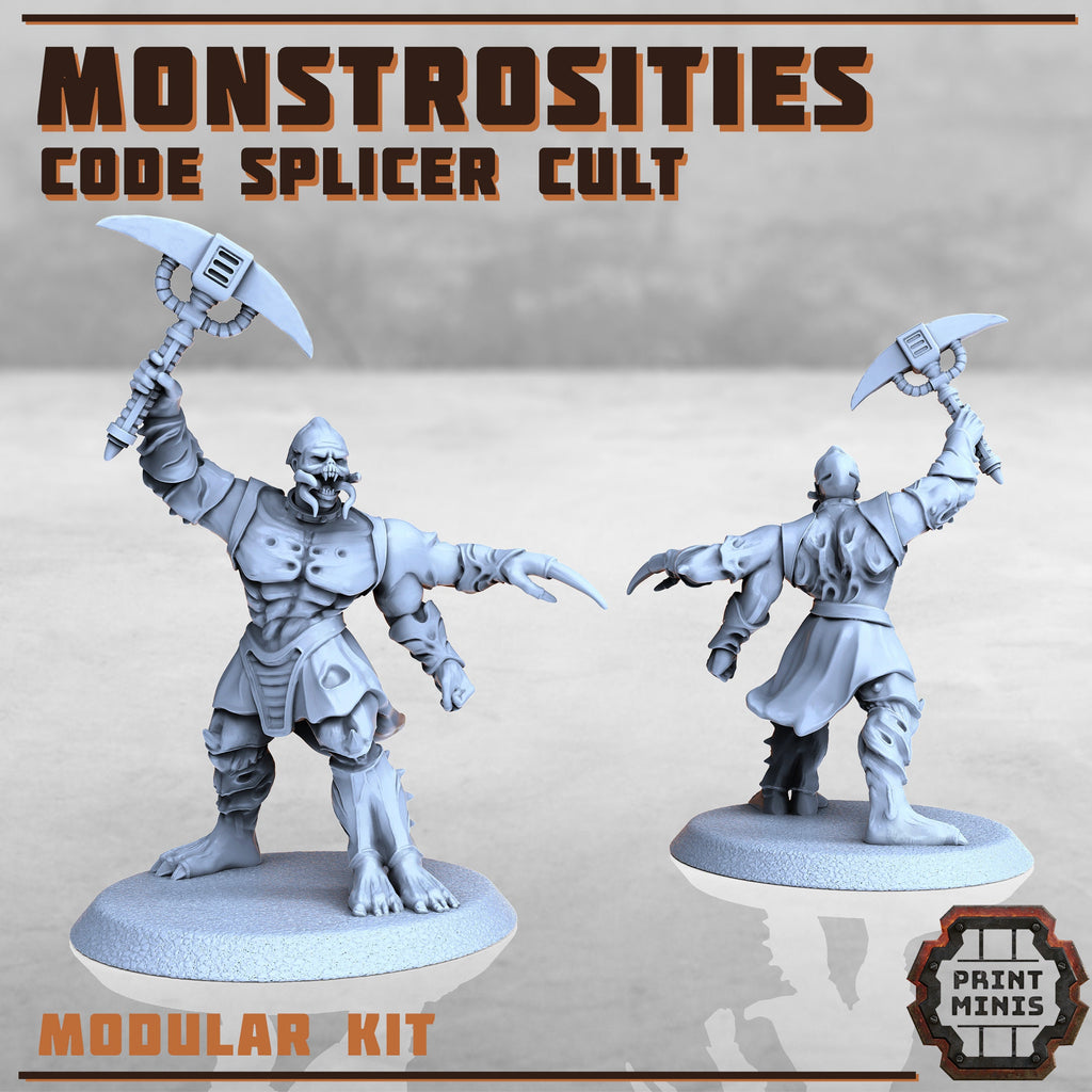 Image of the set of Code Splicer Cult - x10 Monstrosities - by Seaside Crow