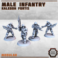 Kaledon Fortis - 4x Infantry (Male)