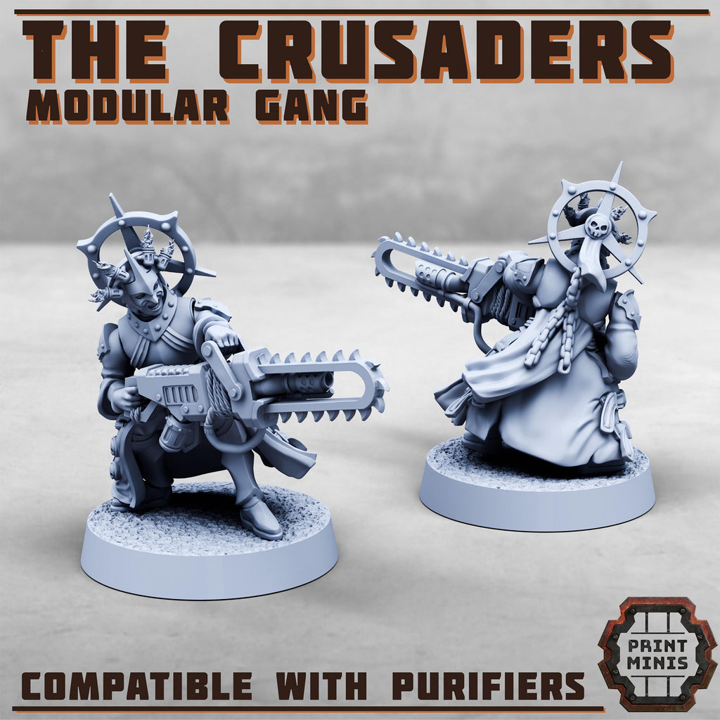 Image of the set of Purifiers  - x6 Crusaders - by Seaside Crow