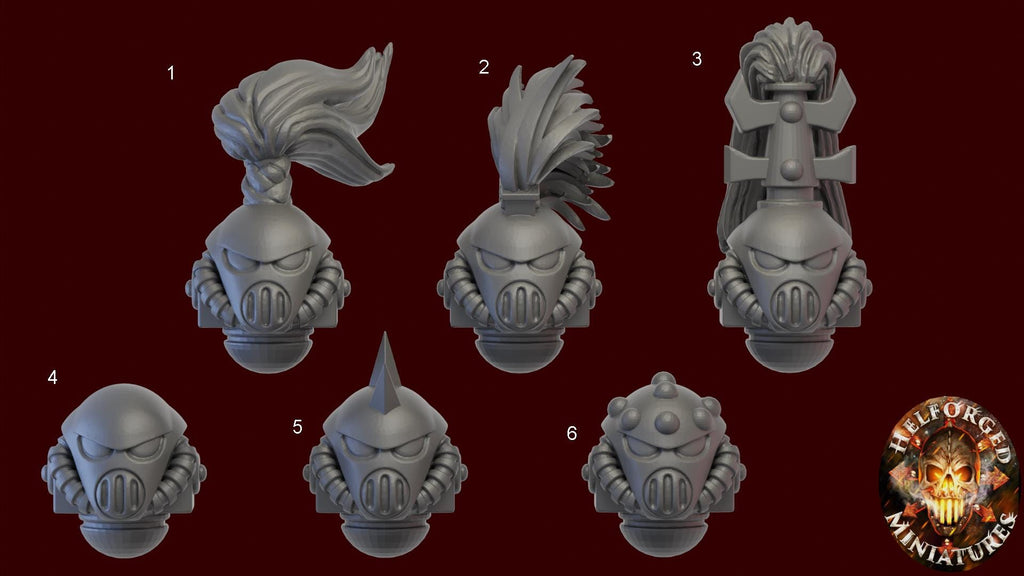 Sensual Sadists - 5x Helmets