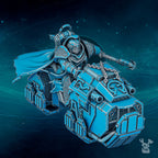 Image of the set of Scylla Legion - Scylla Psyker On Bike - by Seaside Crow