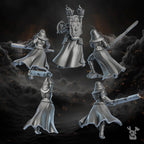 Image of the set of Battle Sisters - 5x Redeemer Sisters - by Seaside Crow