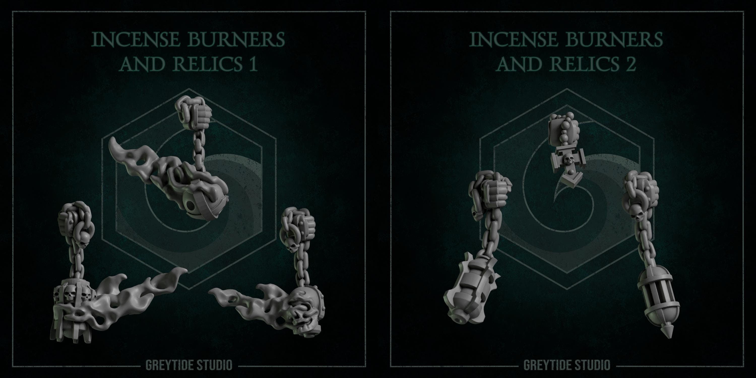 Eternal Pilgrims - x3 Relics & Incense Burners