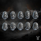 Image of the set of Battle Sisters - 5x Jet Pack Retribution Angels (Pre-Assembled) - by Seaside Crow